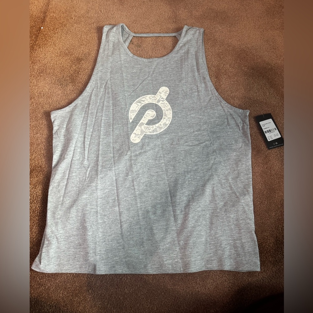 PELOTON Cotton Keyhole Tank
